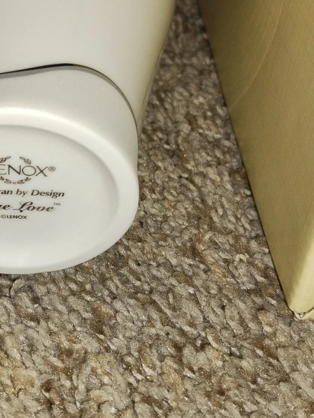 Brand NIB Lenox True Love Medium Vase.